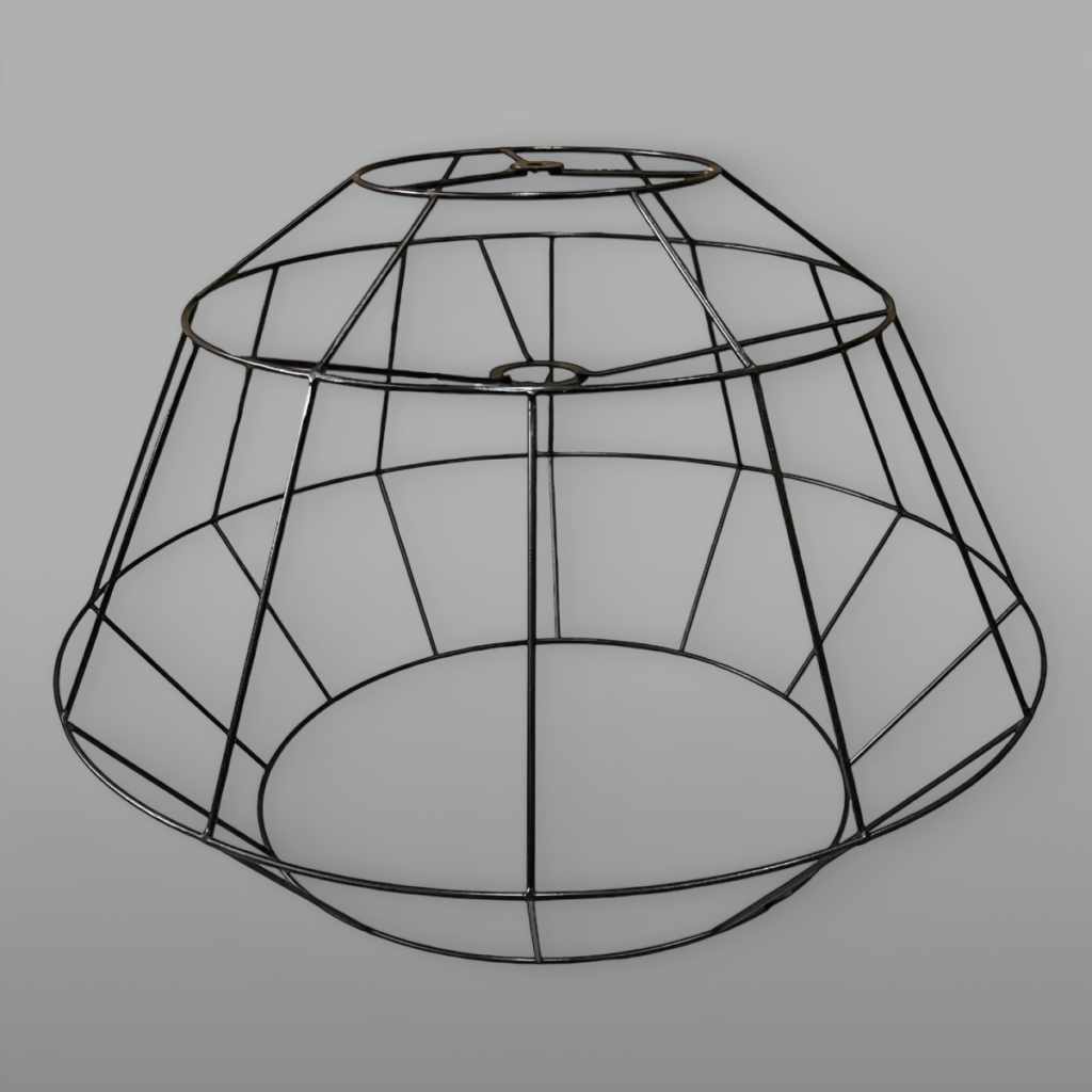 Большой каркас абажура 09 для обмотки нитью